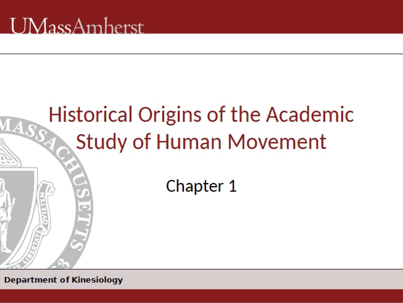History Chapter One Notes