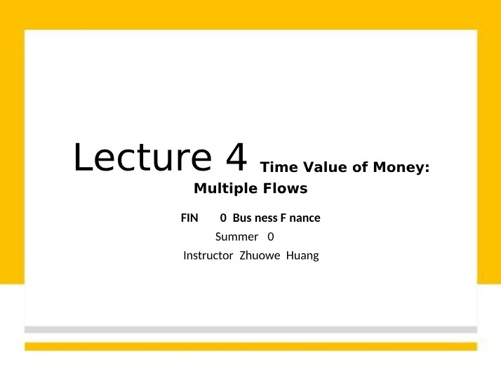 Student Lecture 4