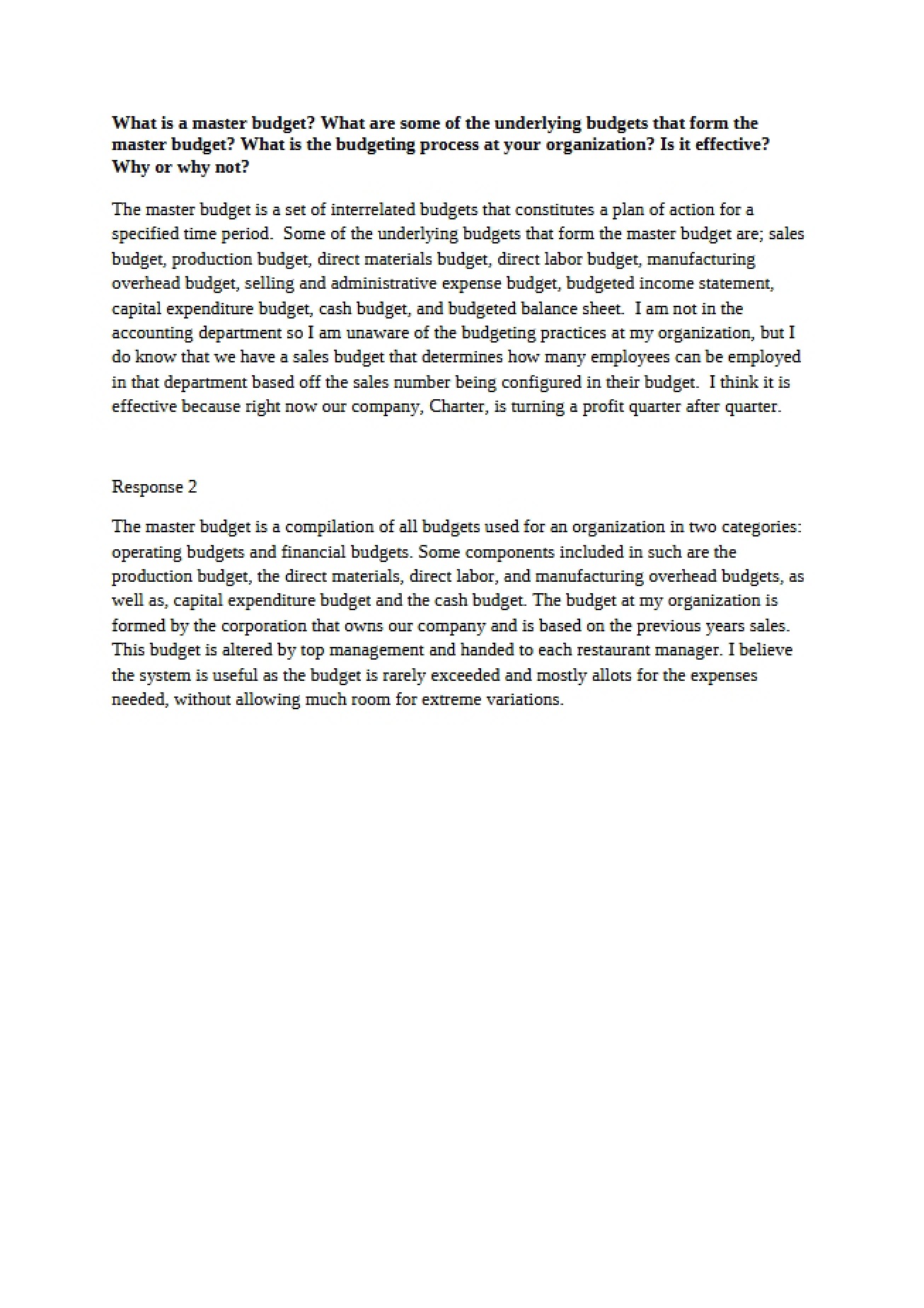Cost Accounting Paper