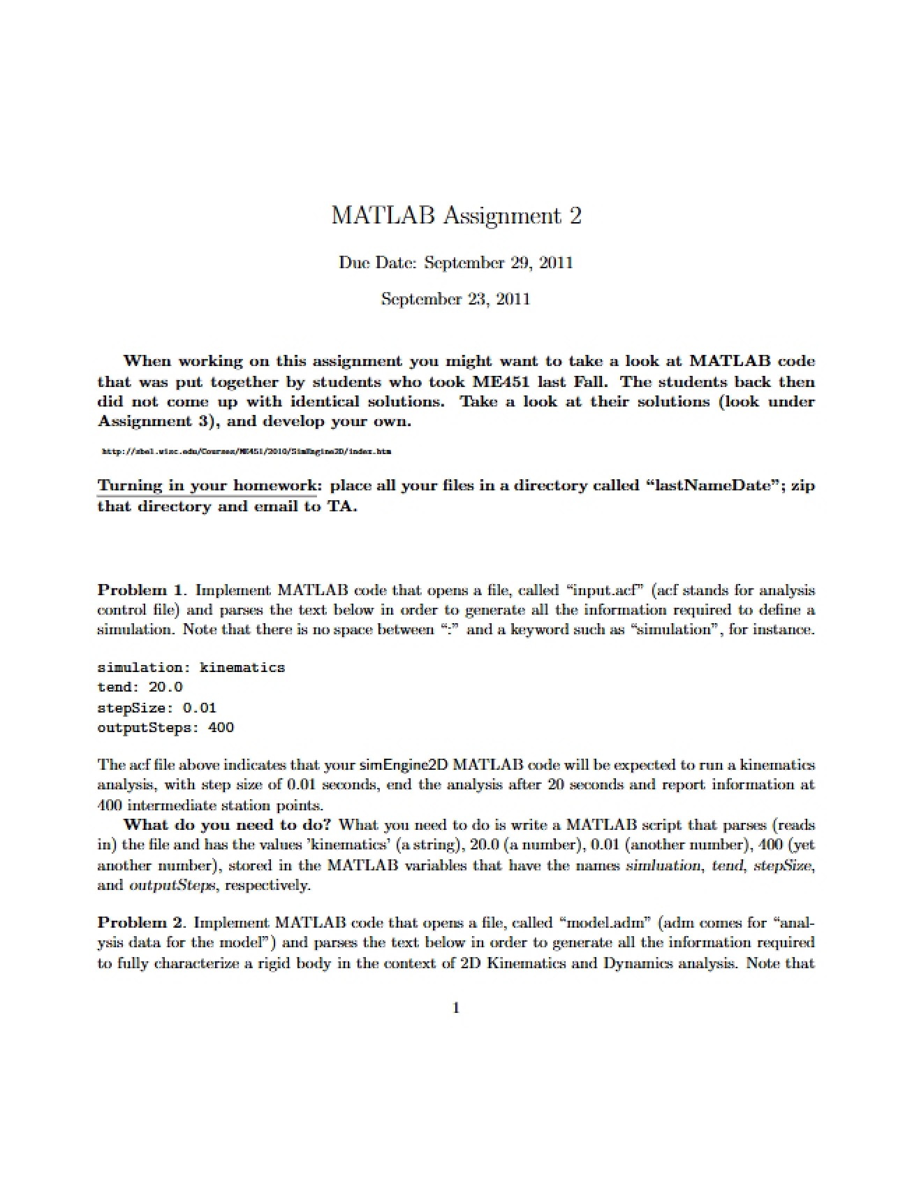 Course Assignment