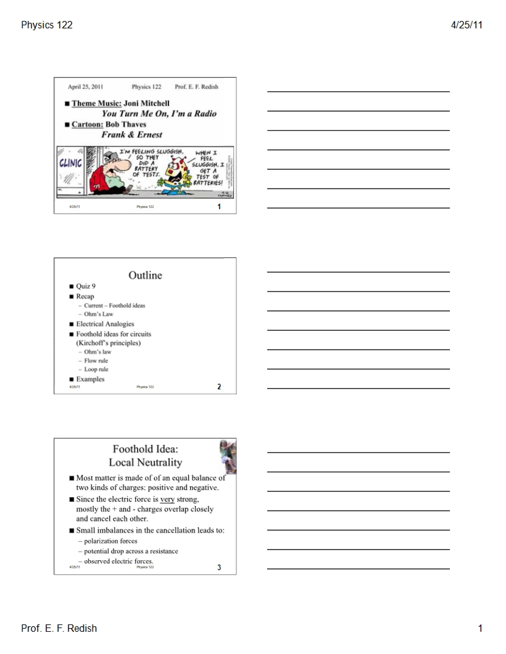Lecture Deck