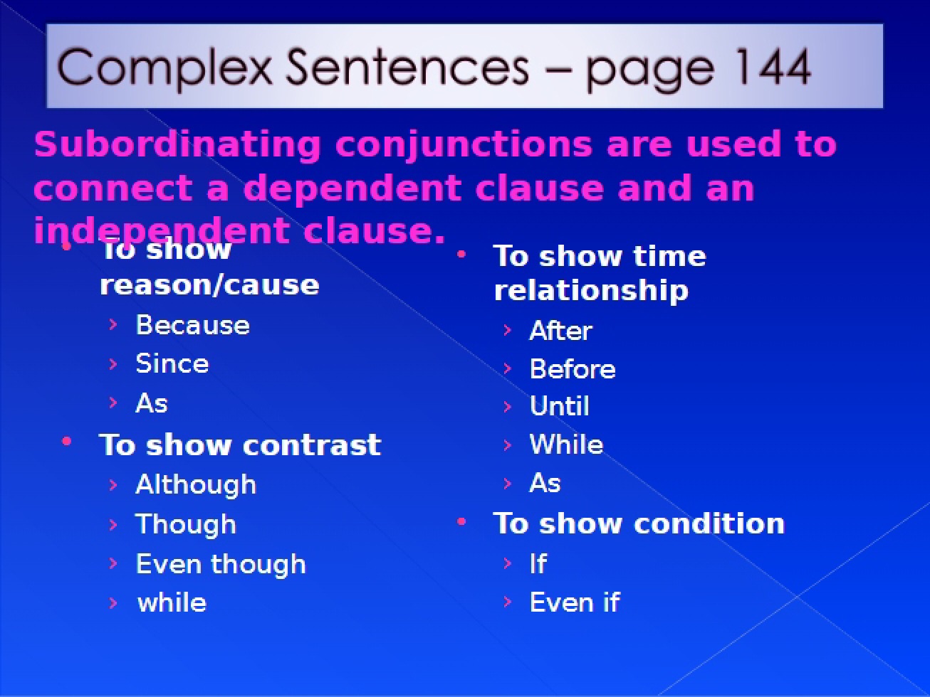 Articles in Unit Six Continued