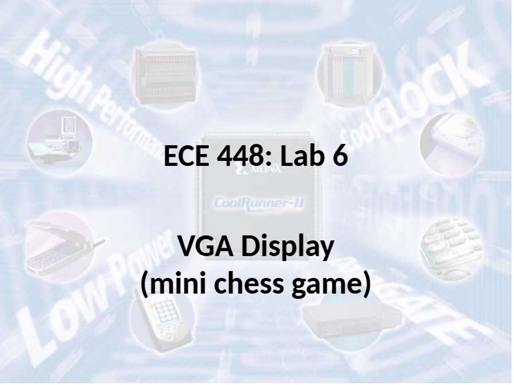 VGA Display (Lab Six)