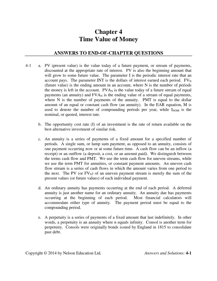 End-of-Chapter Questions and Answers