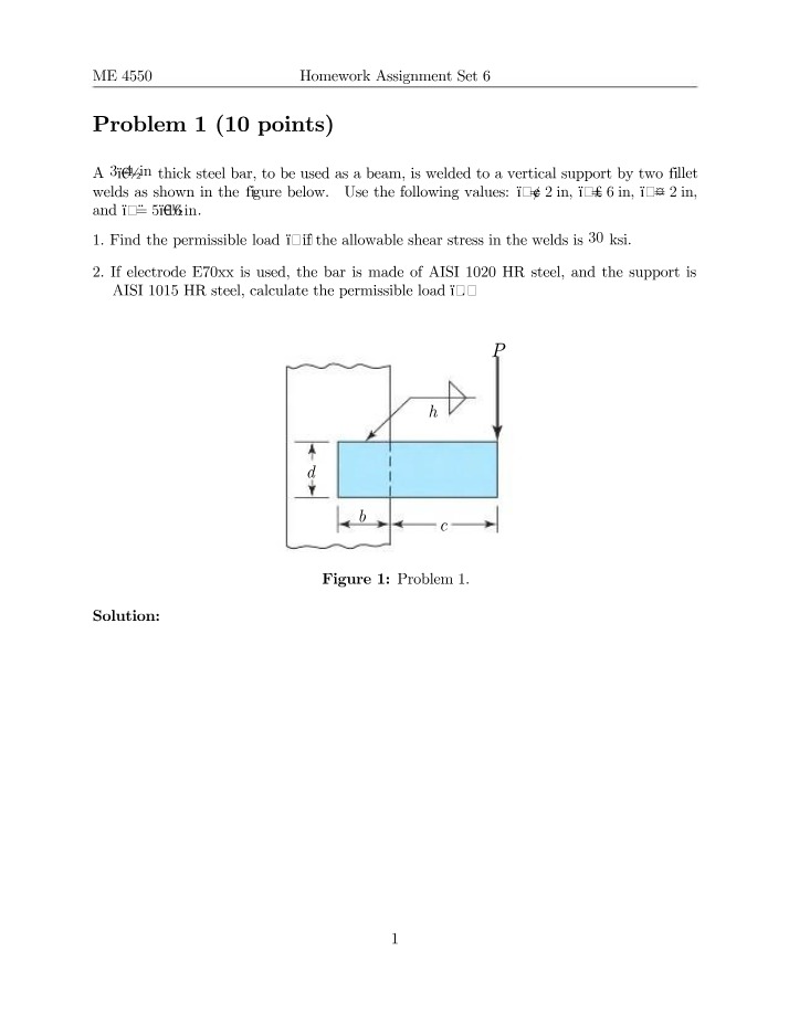 ME 4555 - Homework Assignment Set 6