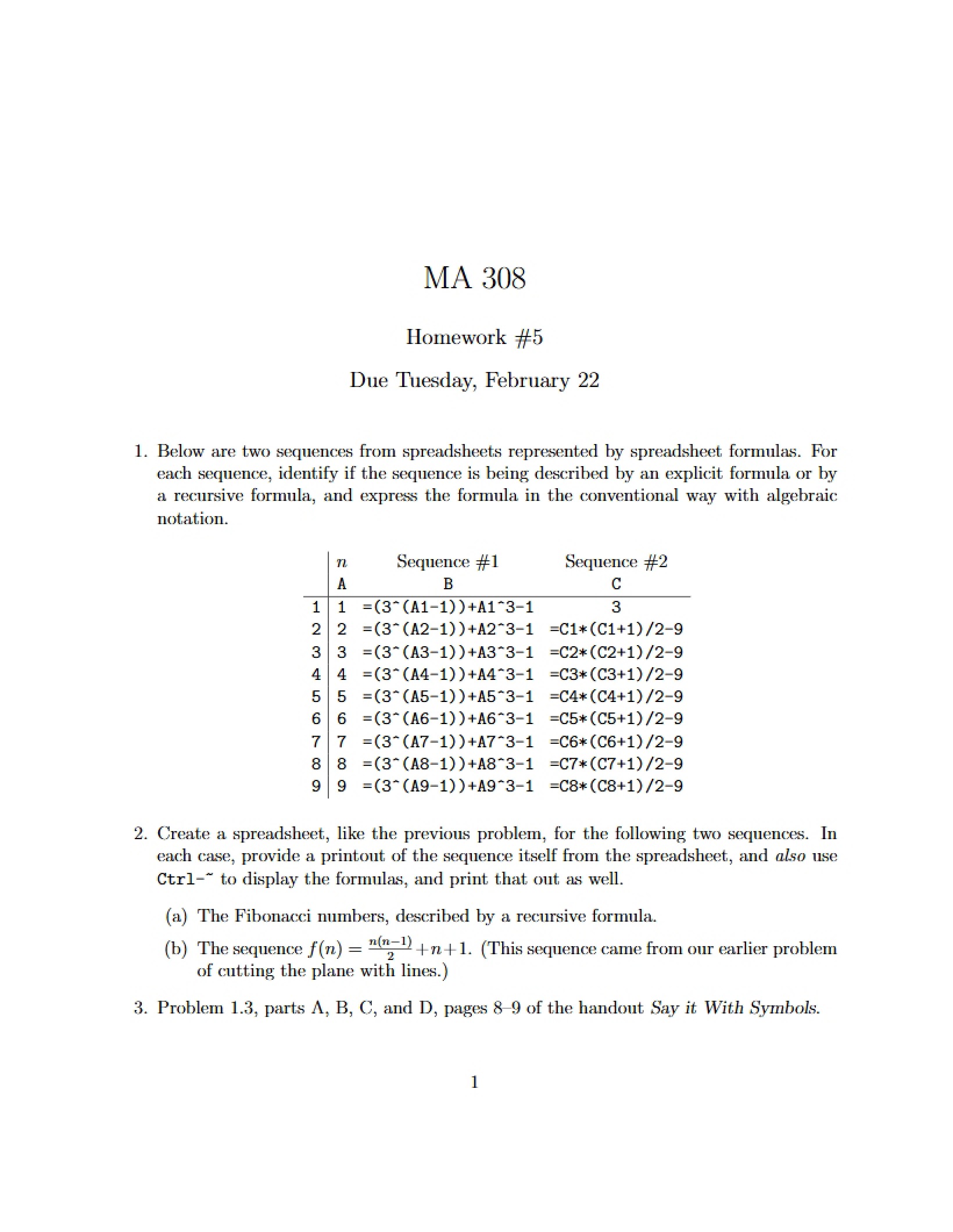 Homework Five