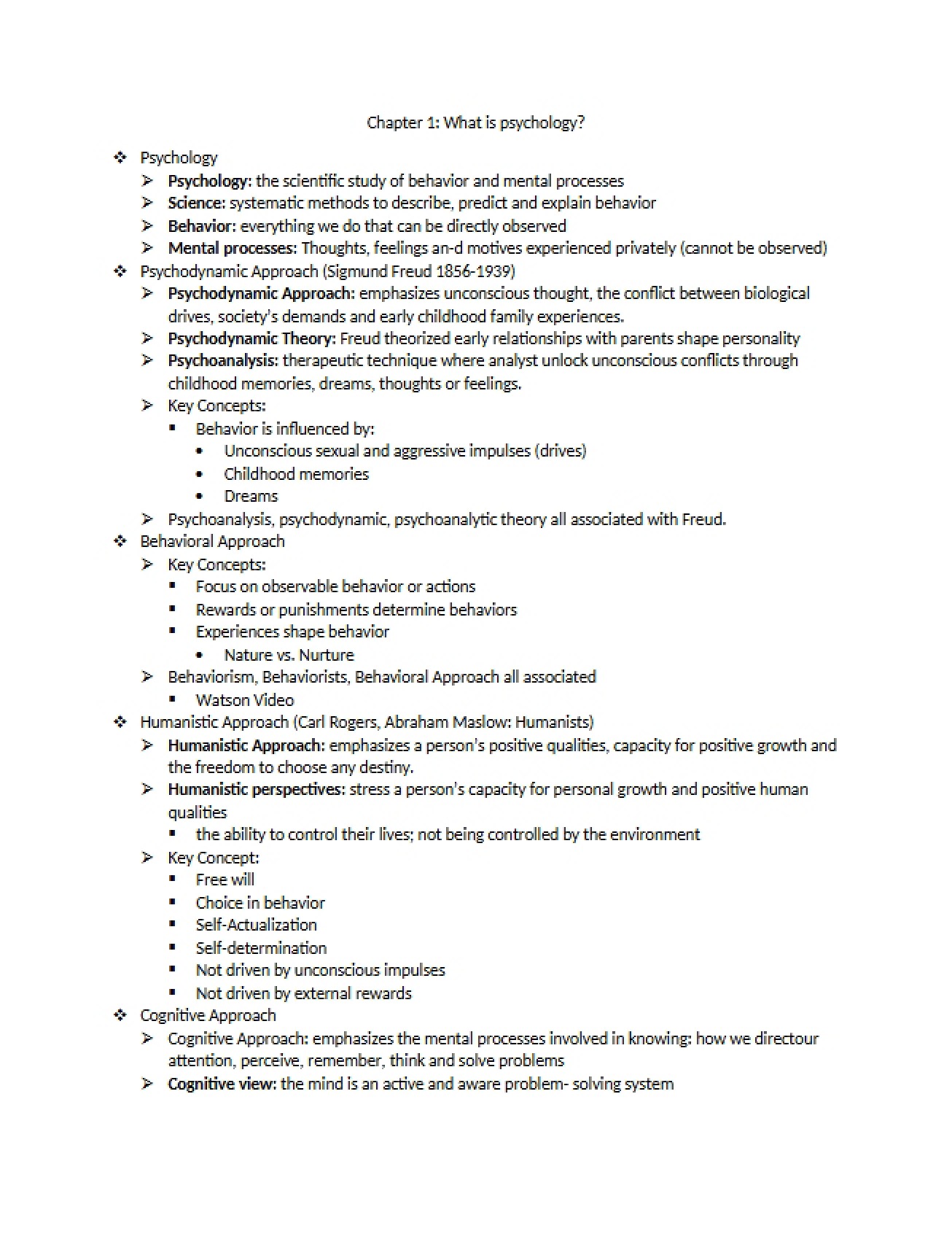 Psychology An Introductory Inquiry