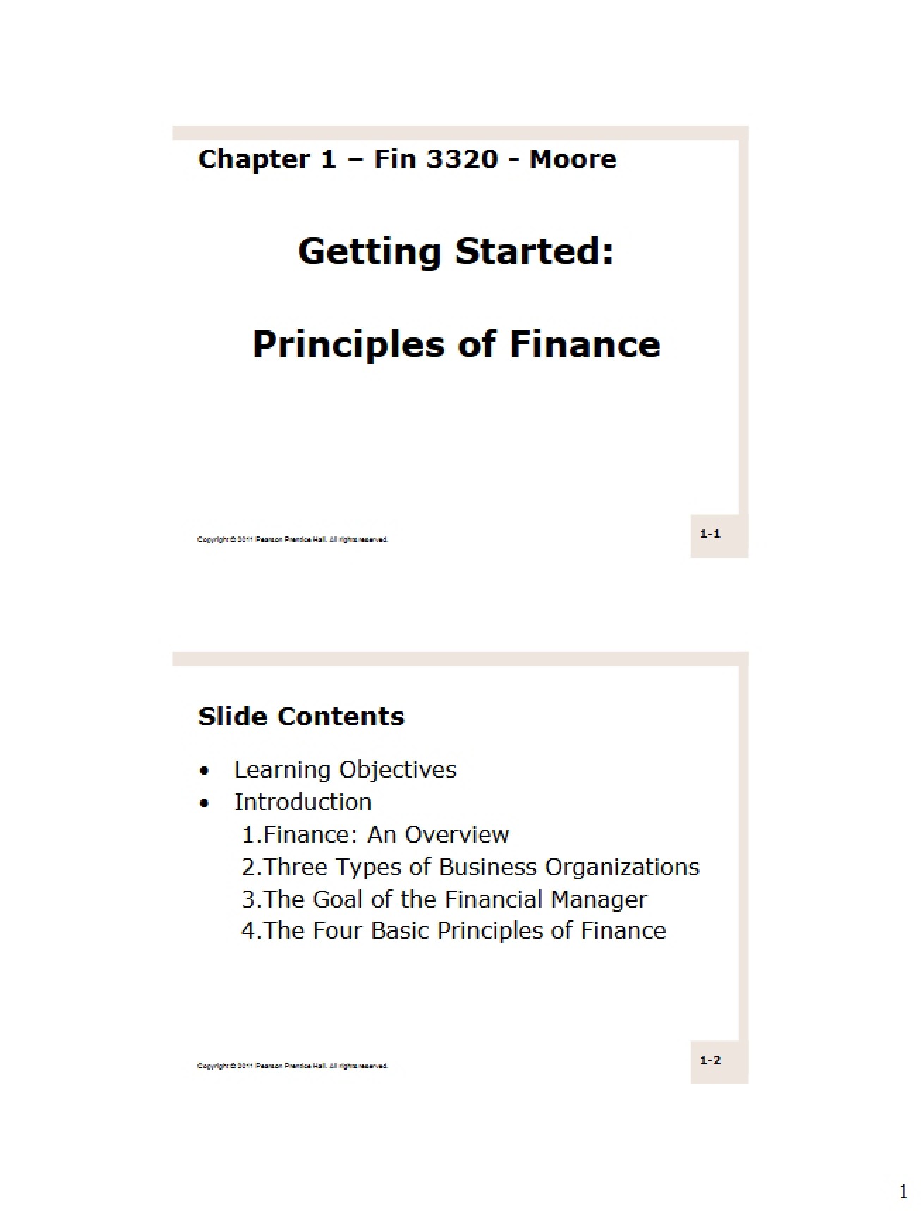 Principles of Finance