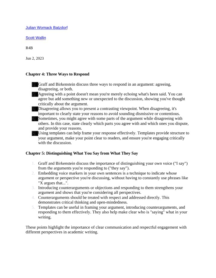 Three Ways to Respond in an Argument - Agreement and Disagreement