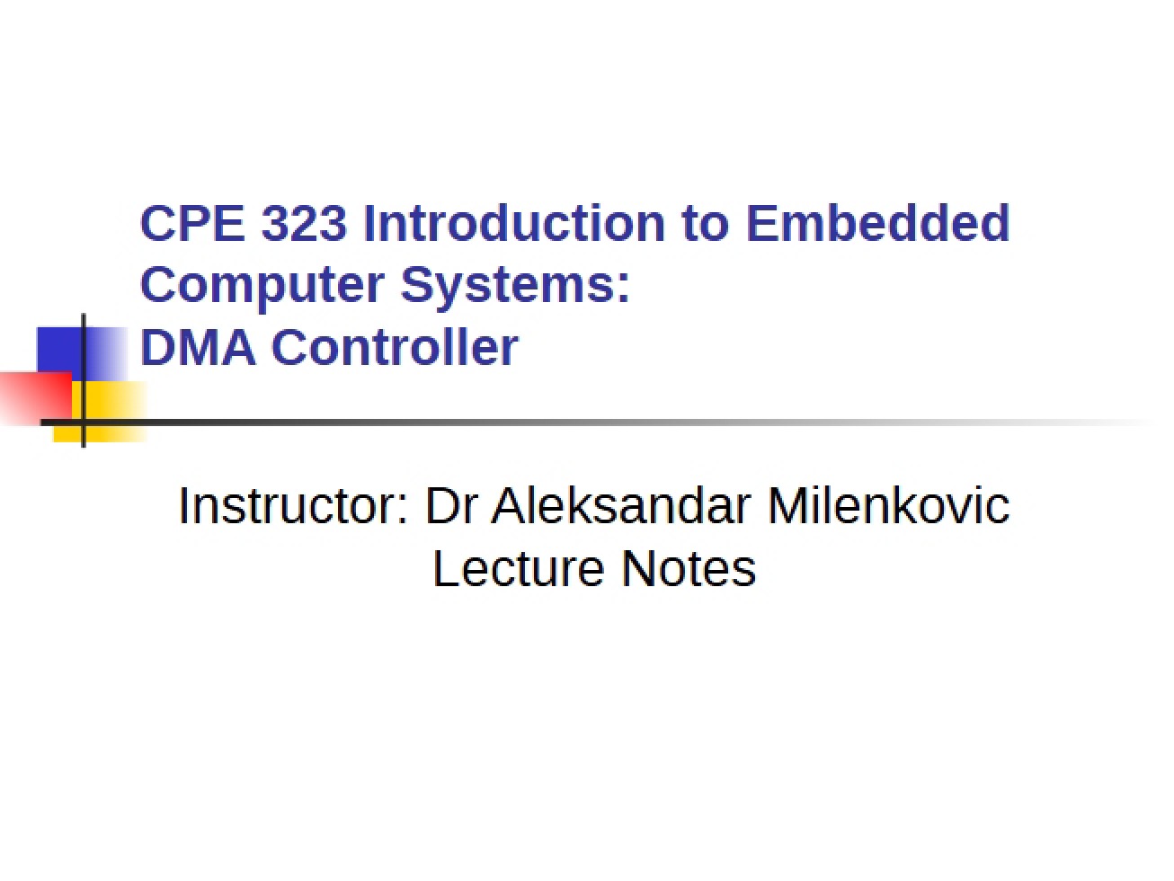 Direct Memory Access Controller
