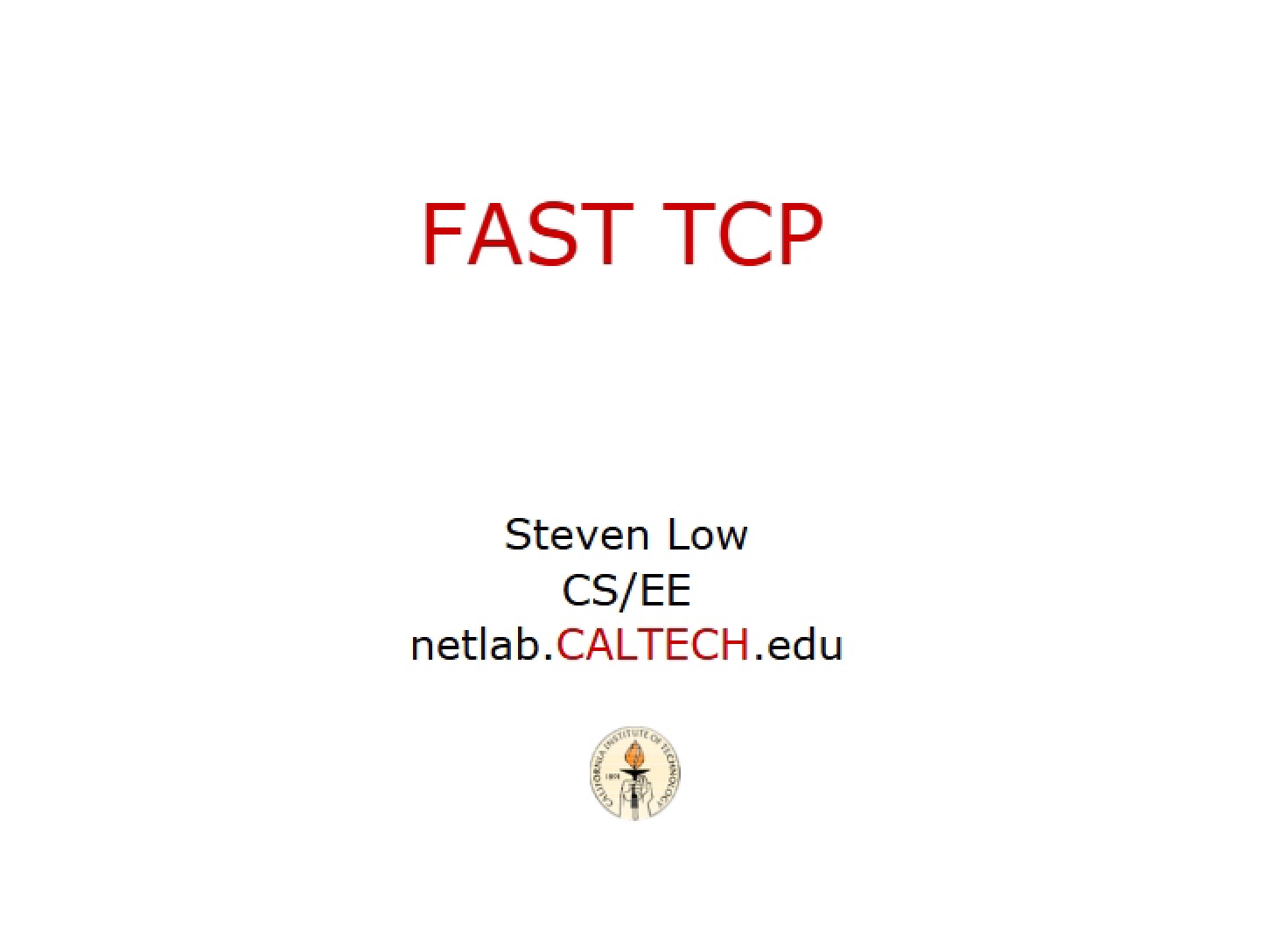 TCP (FAST)