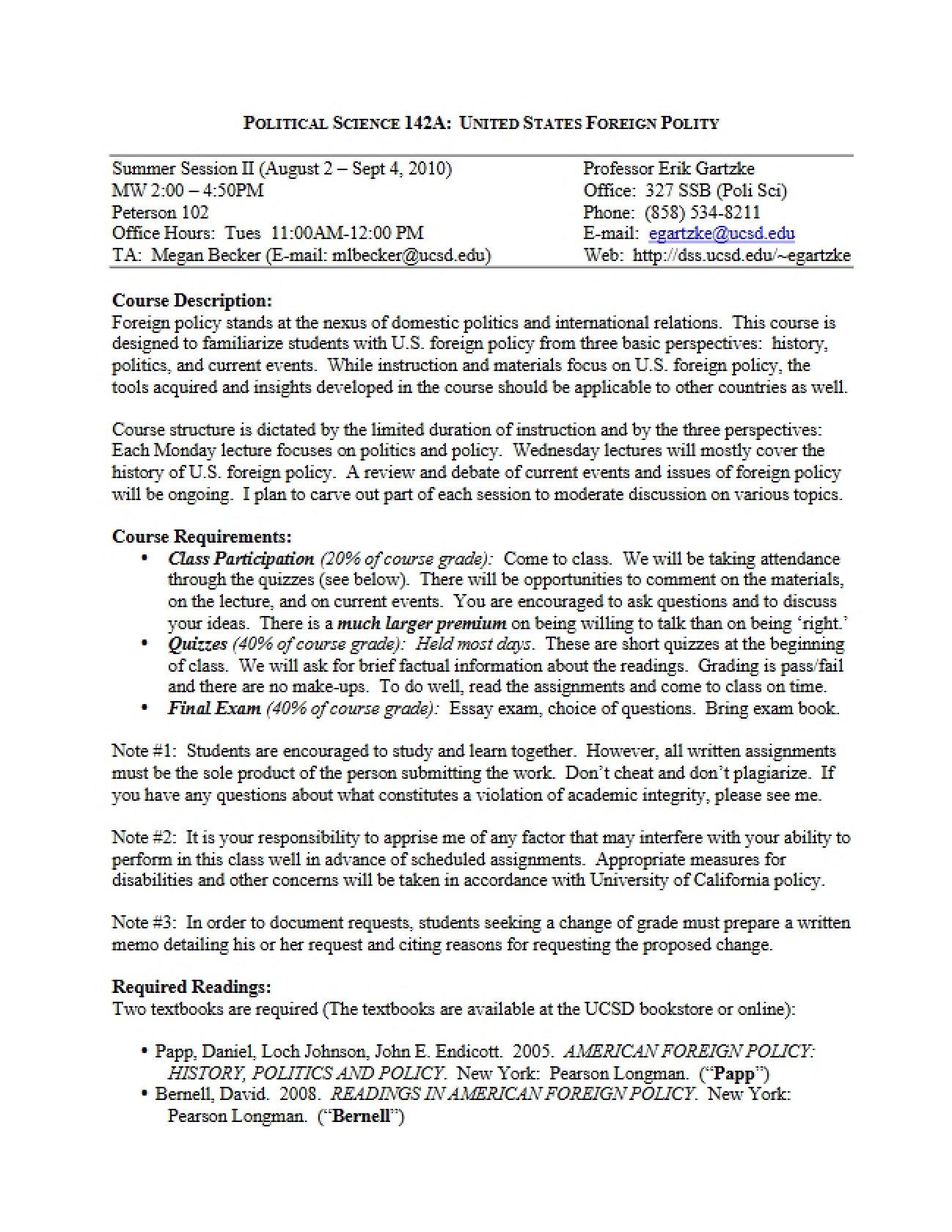 Global Strategy Academic Regulations 2