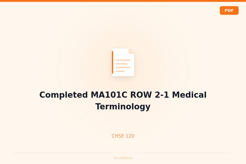 Completed MA101C ROW 2-1 Medical Terminology