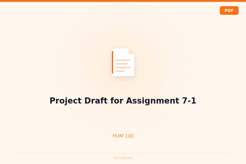 Project Draft for Assignment 7-1