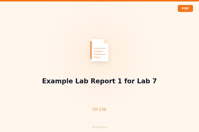 Example Lab Report 1 for Lab 7