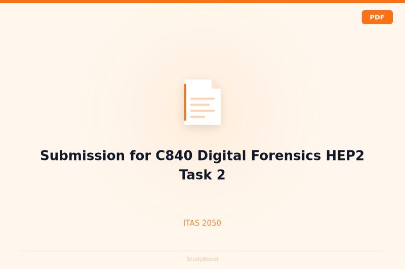 Submission for C840 Digital Forensics HEP2 Task 2