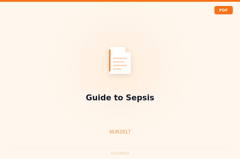 Guide to Sepsis