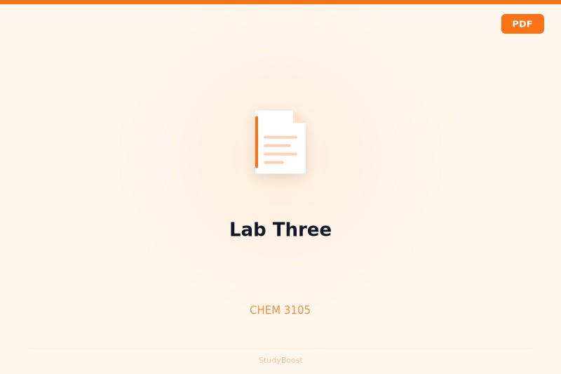 Lab Three