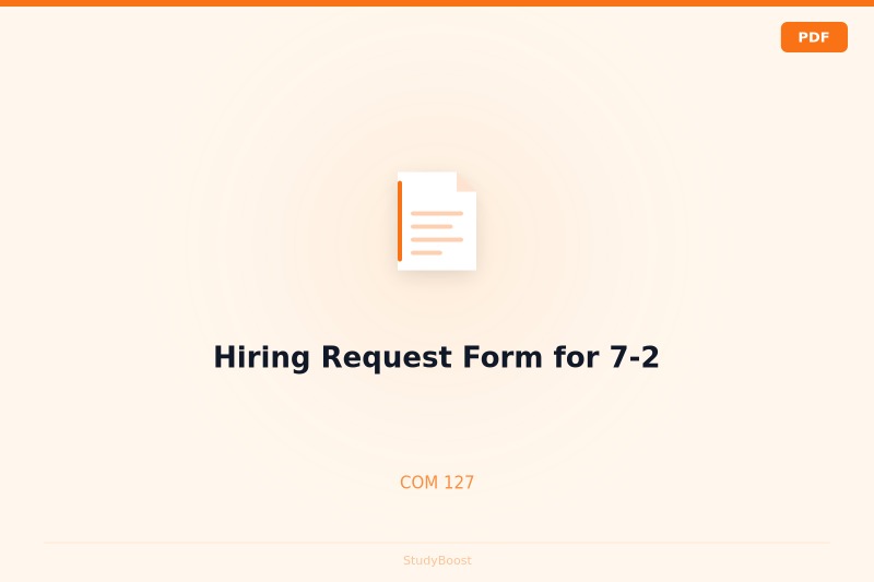 Hiring Request Form for 7-2