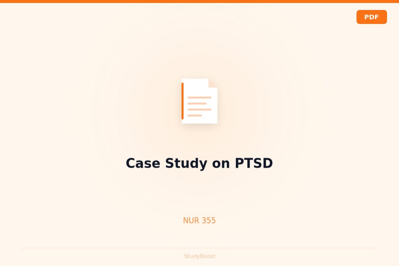 Case Study on PTSD