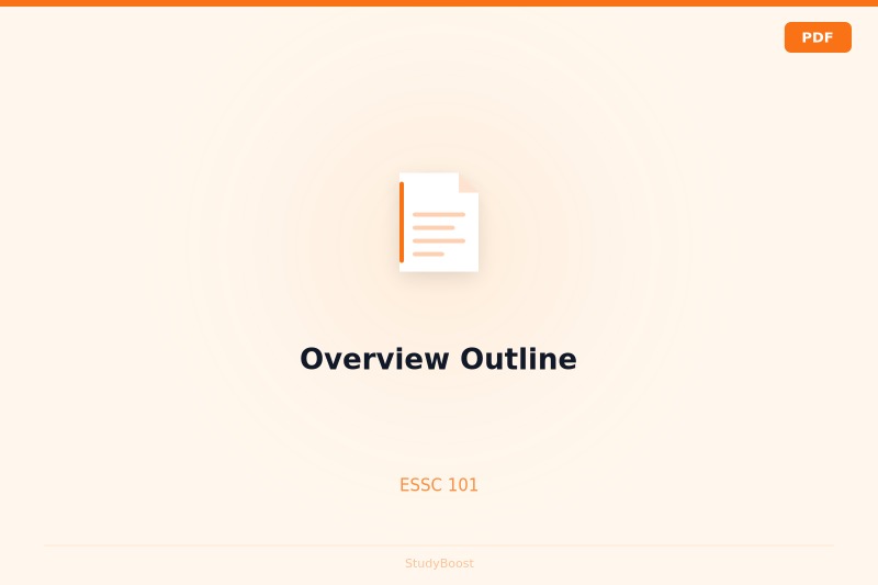 Overview Outline