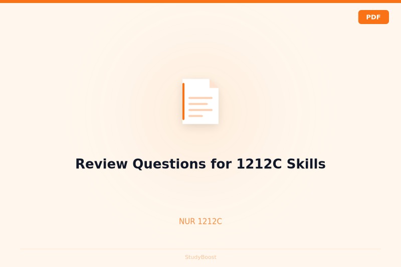 Review Questions for 1212C Skills