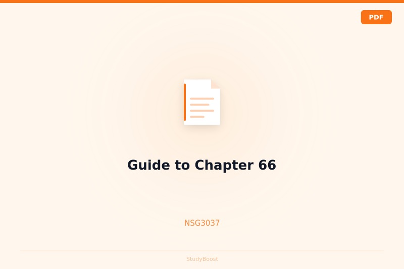 Guide to Chapter 66