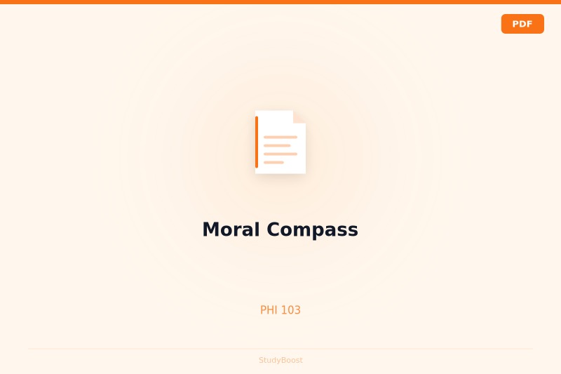 Moral Compass
