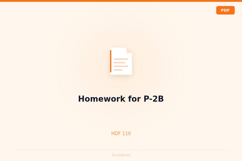 Homework for P-2B