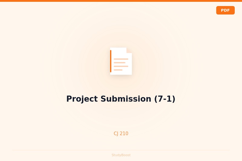 Project Submission (7-1)