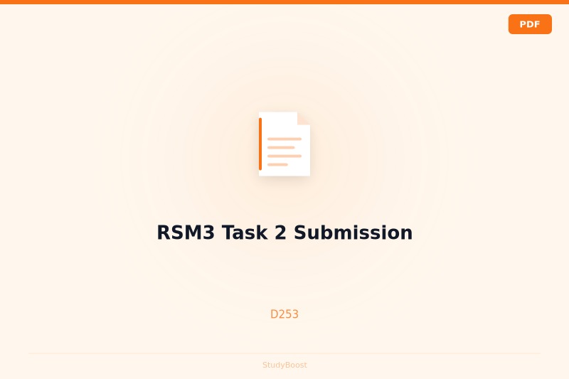 RSM3 Task 2 Submission