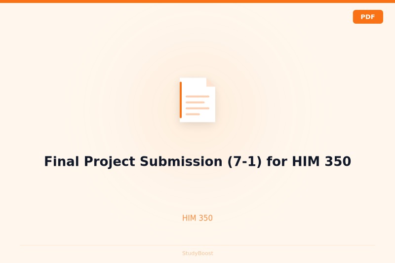 Final Project Submission (7-1) for HIM 350