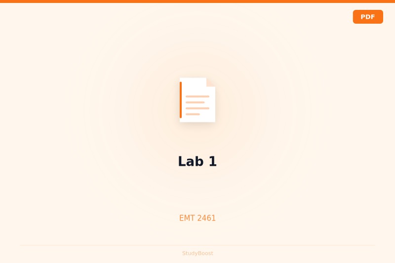 Lab 1