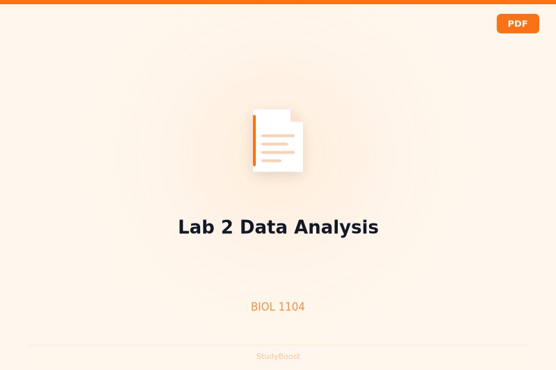 Lab 2 Data Analysis