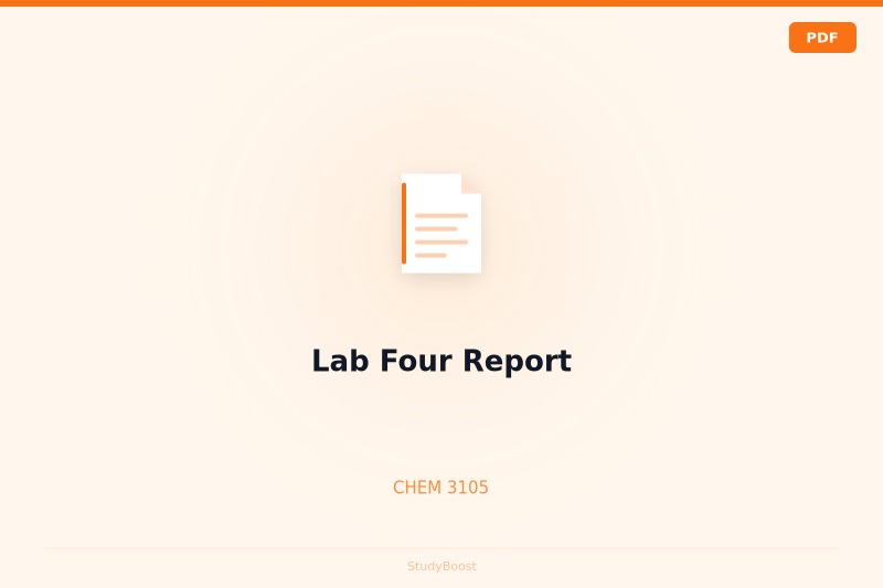 Lab Four Report