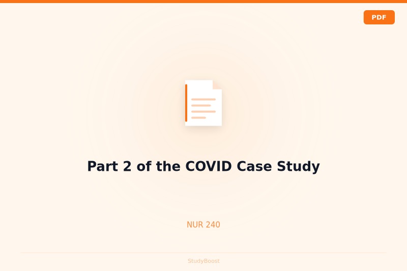 Part 2 of the COVID Case Study