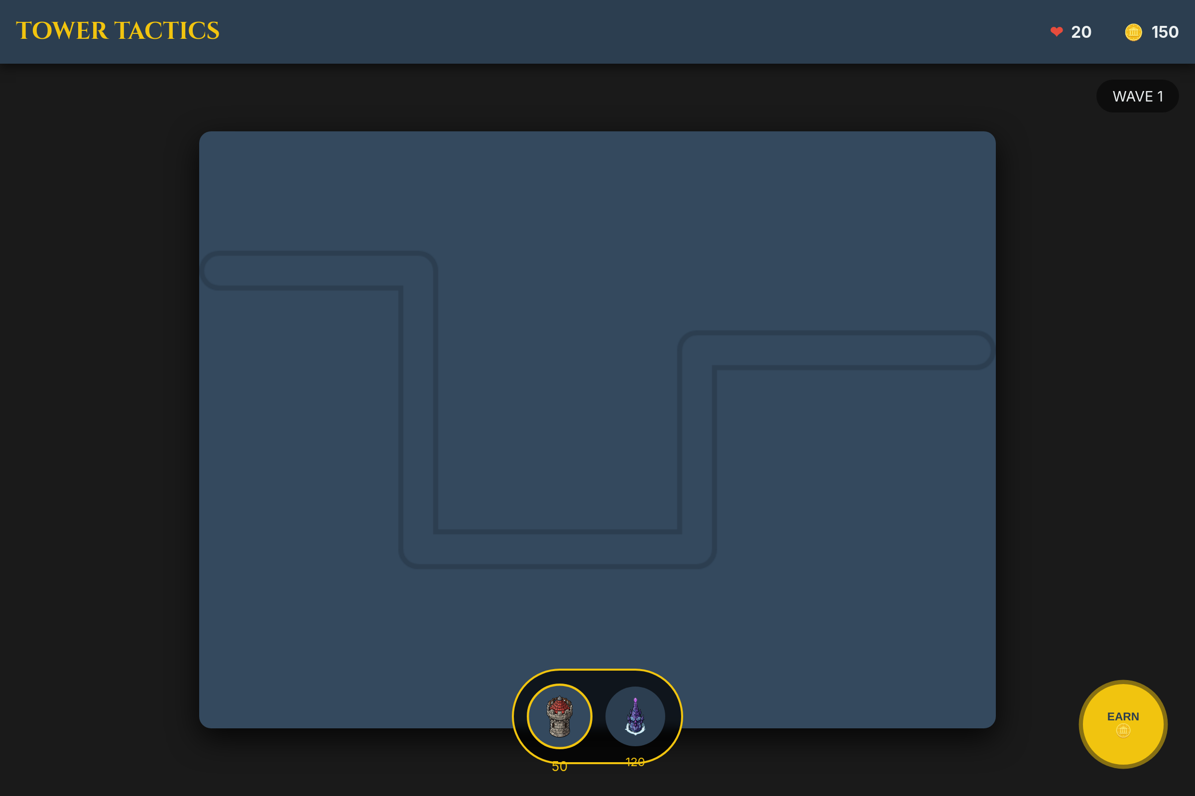 Tower Tactics mini app