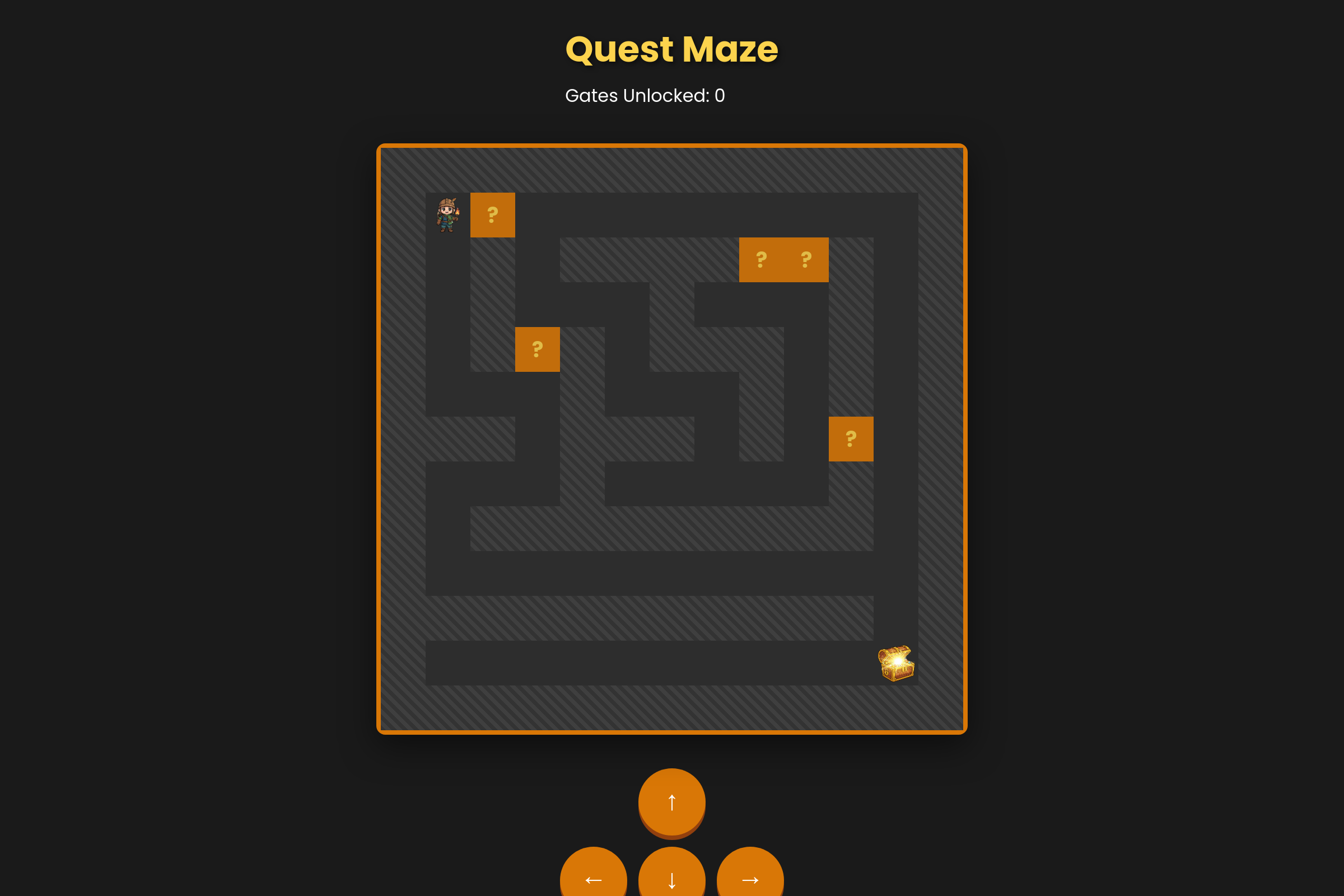 Quest Maze mini app