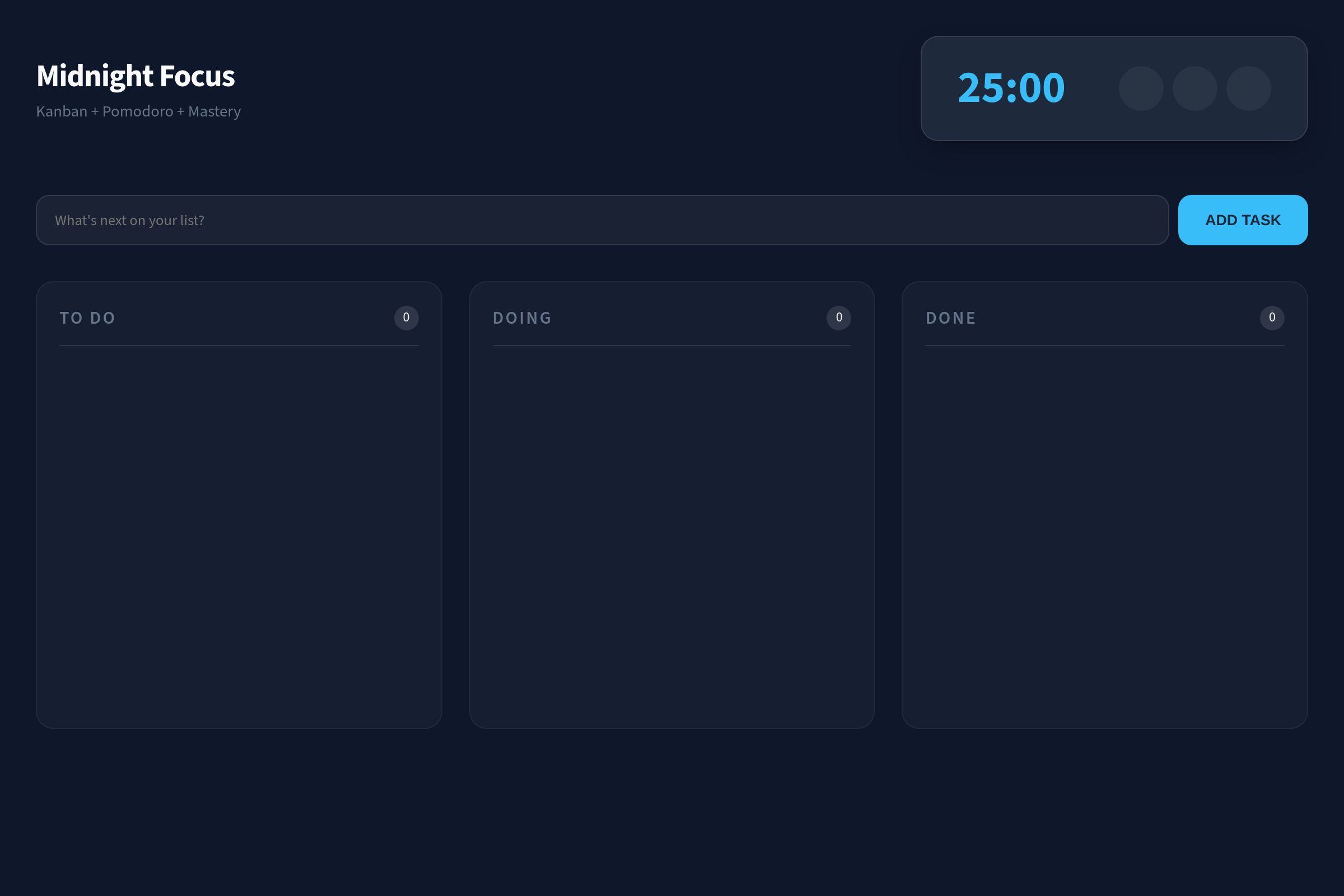 Focus Flow mini app