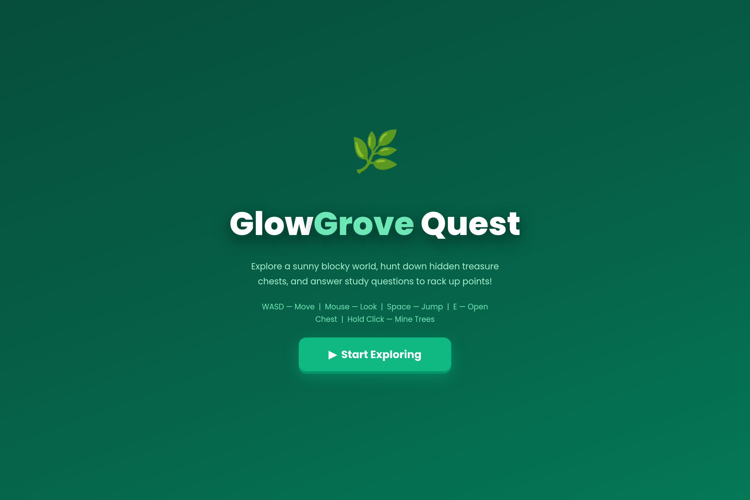 GlowGrove Quest mini app