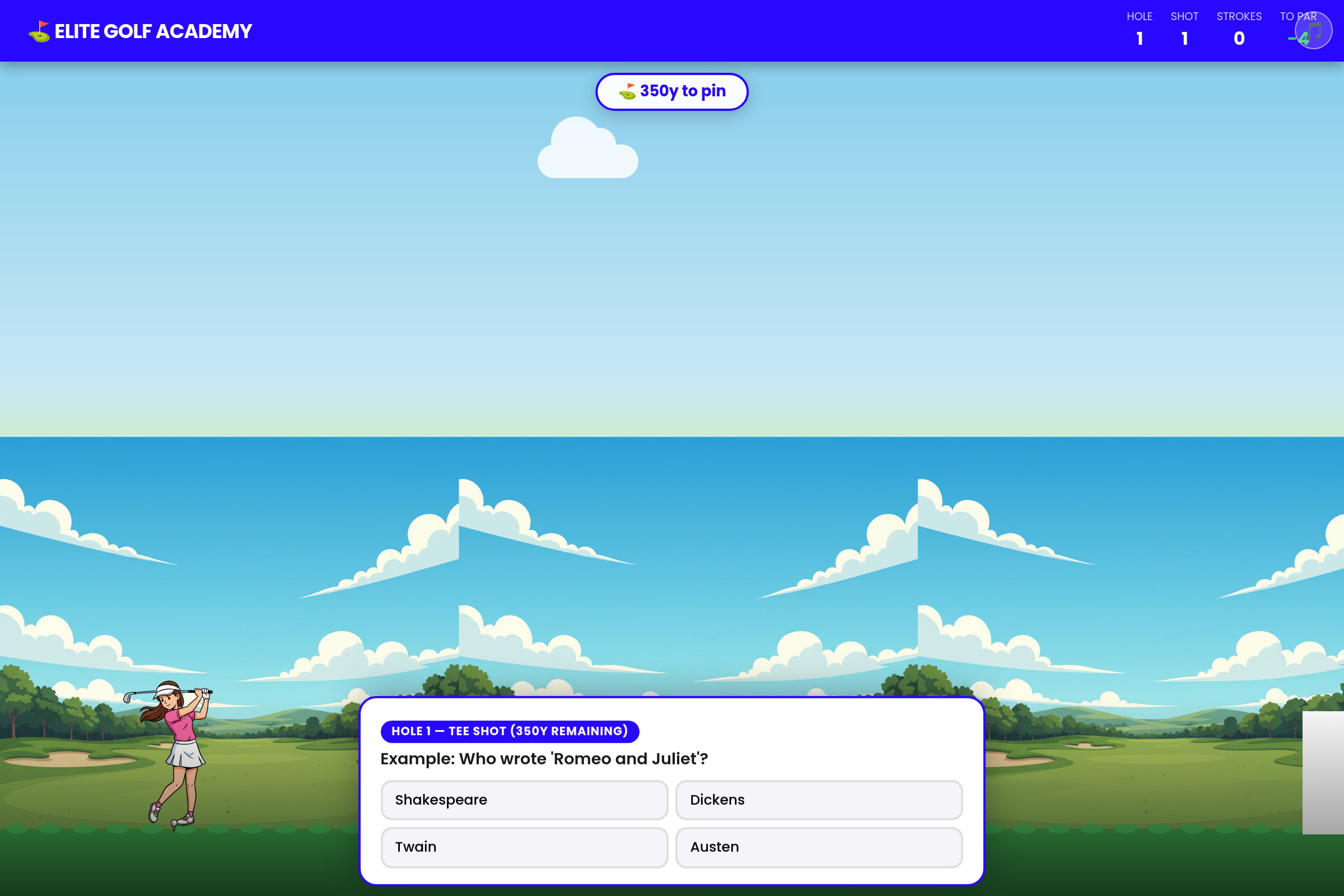 Putt Masters mini app