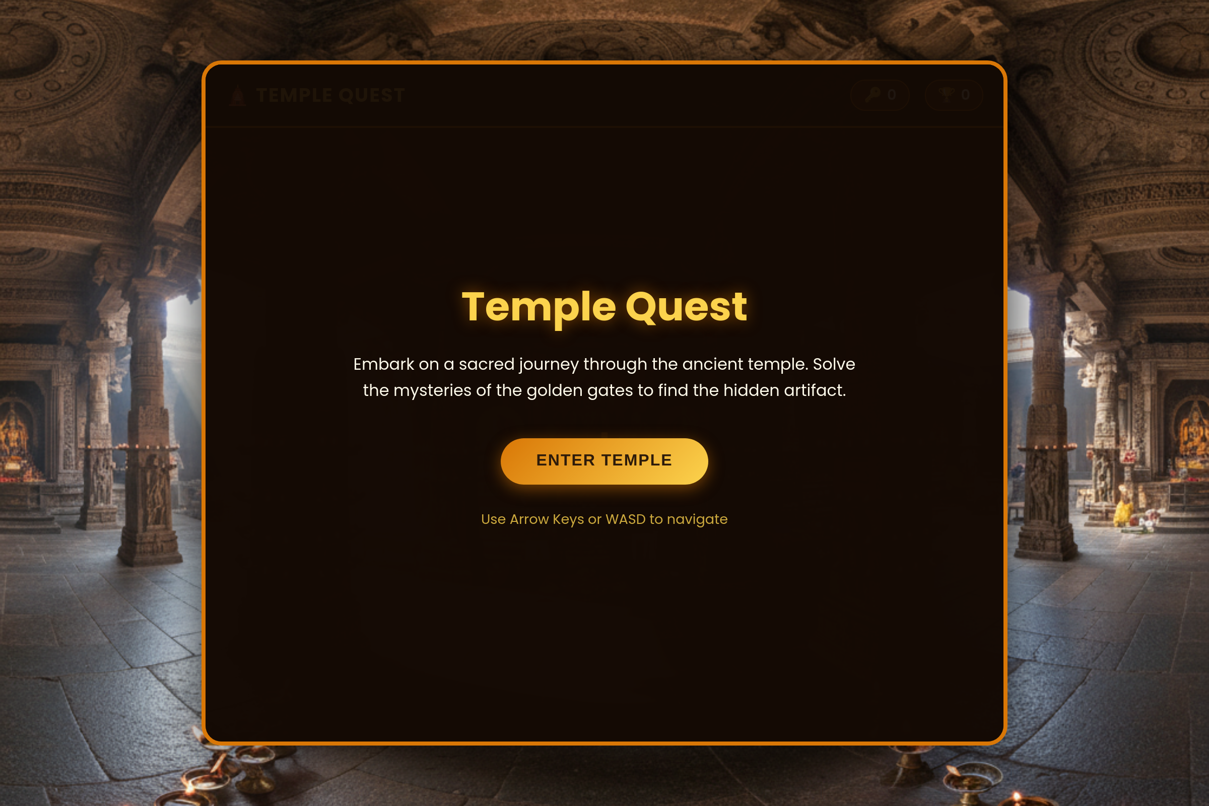 Temple Quest mini app