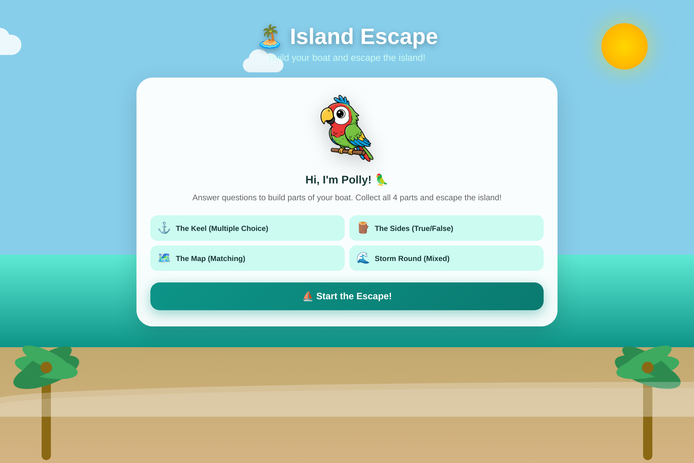 Island Escape mini app