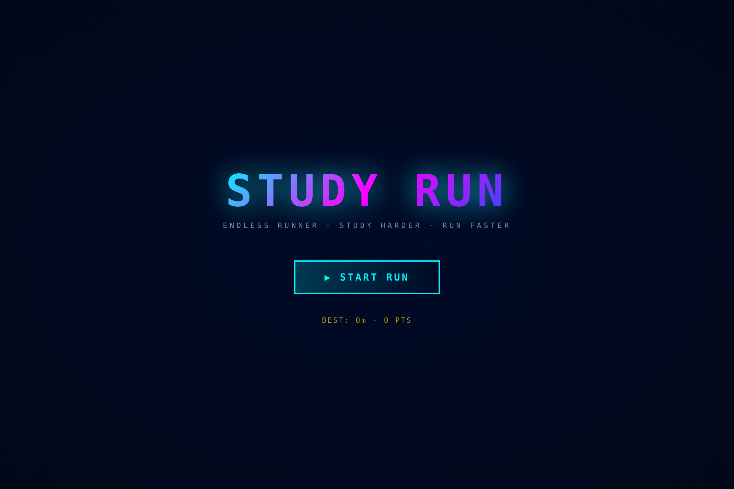 Study Run mini app