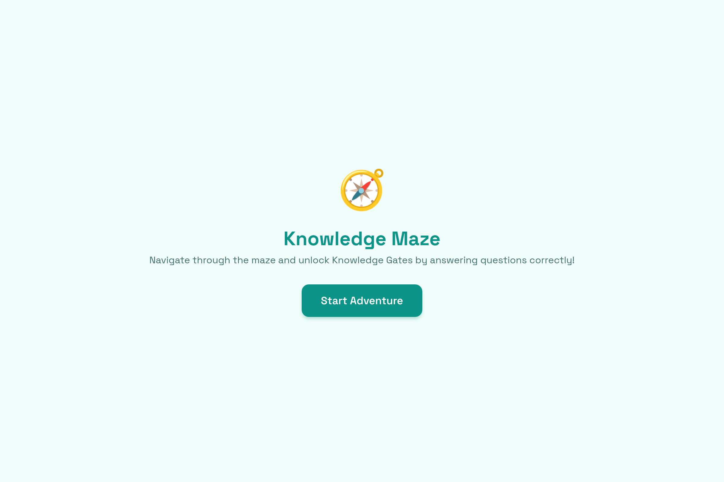 Knowledge Maze mini app