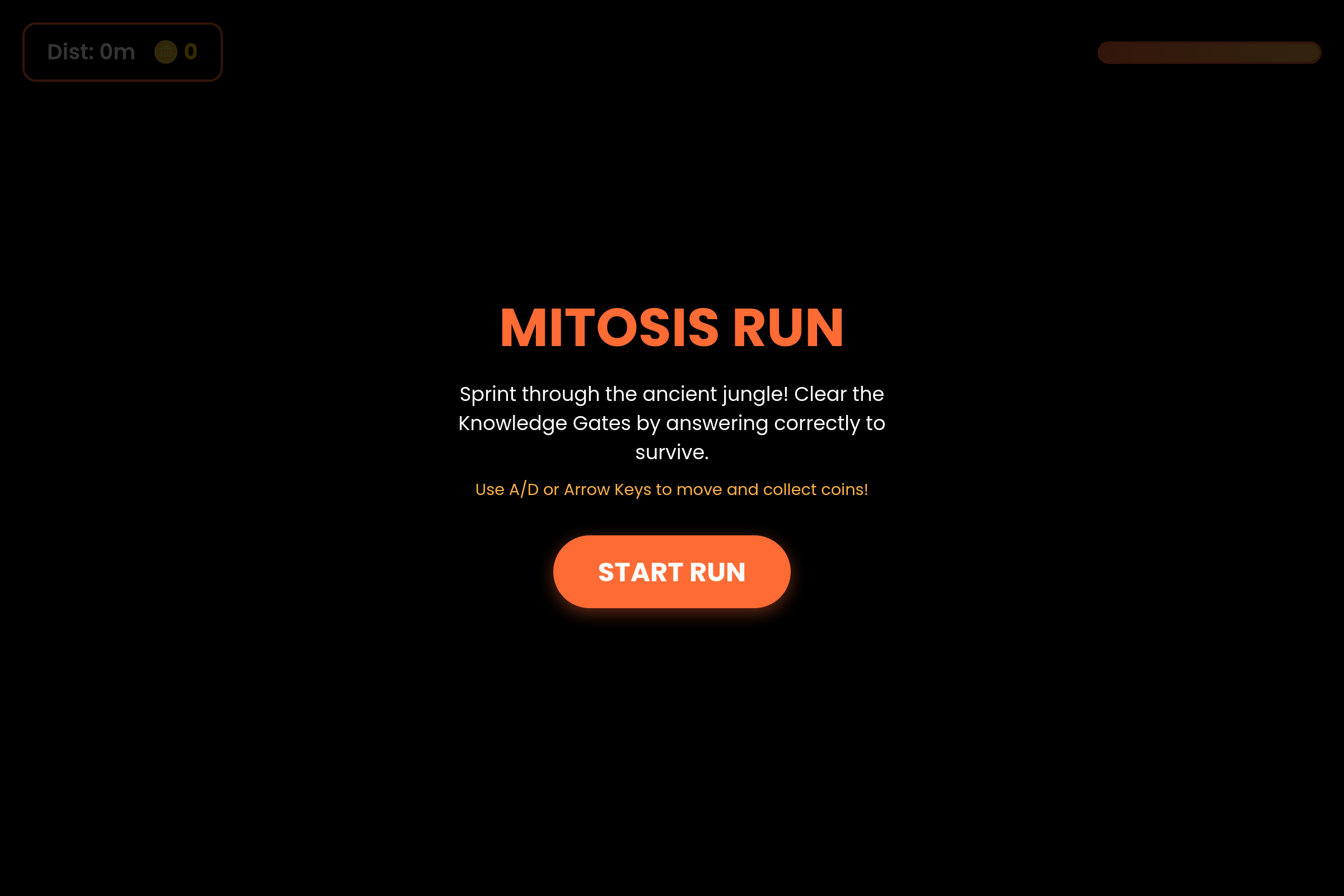 Mitosis Run mini app