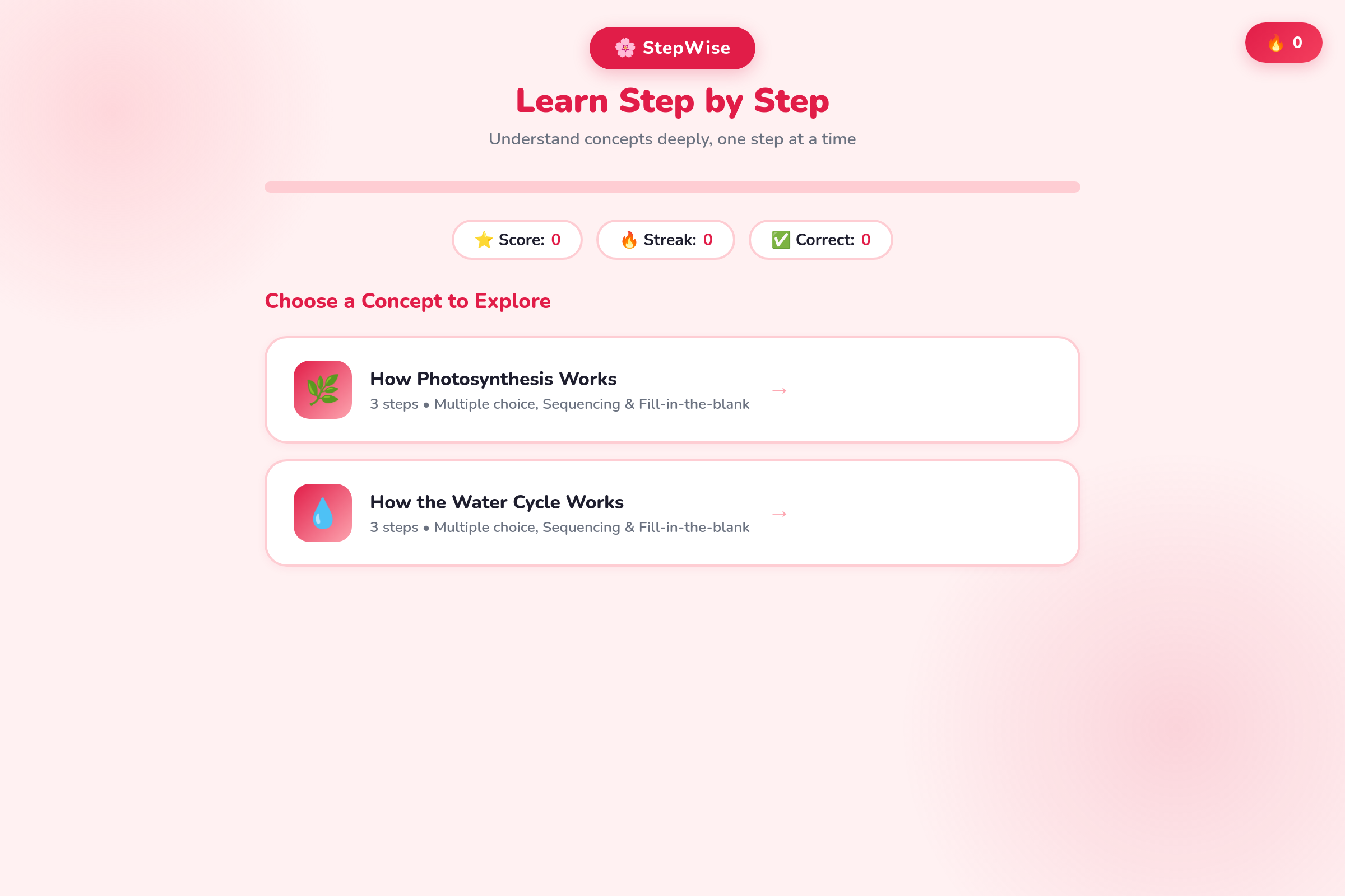 Concept Builder mini app