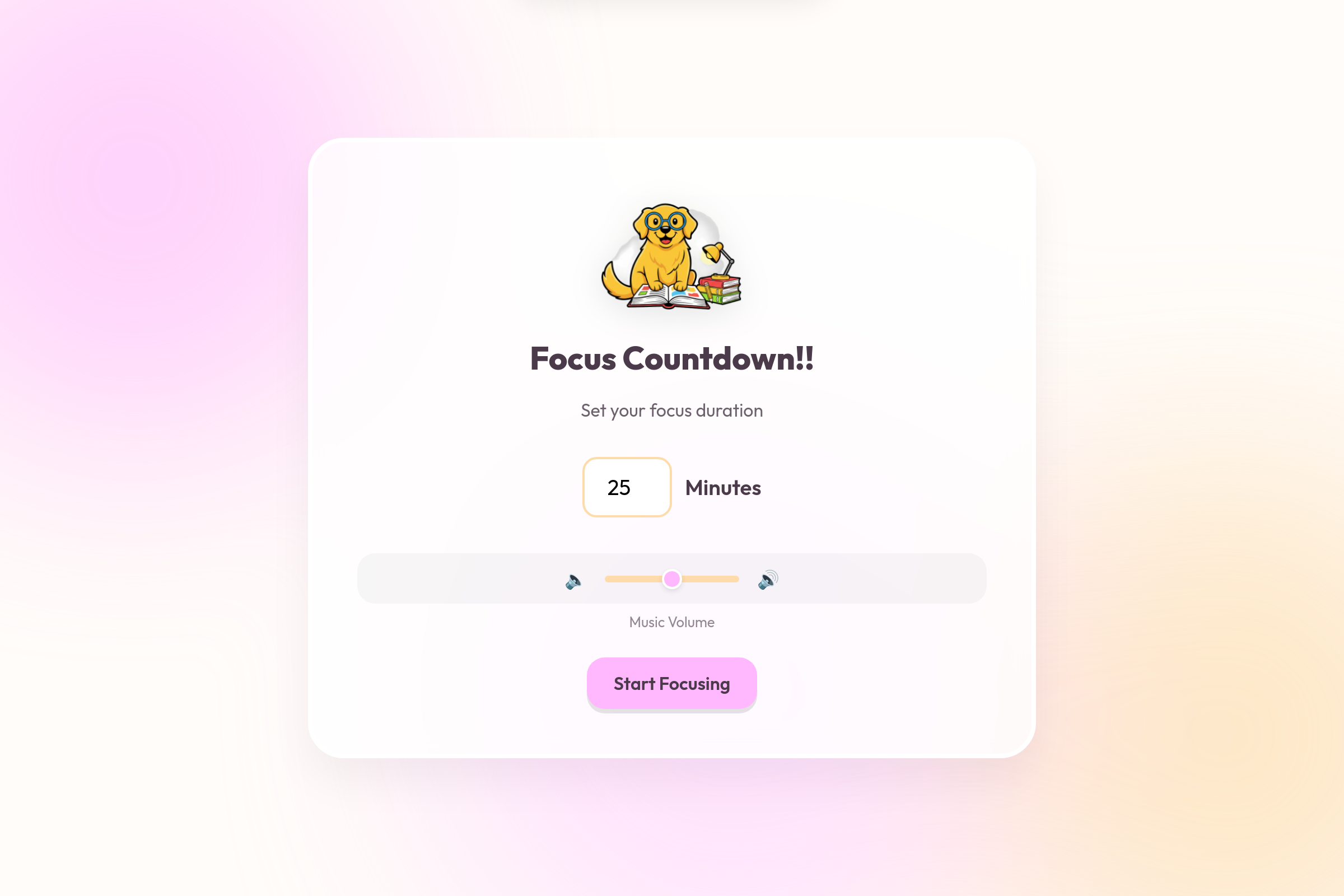Focus Flow mini app