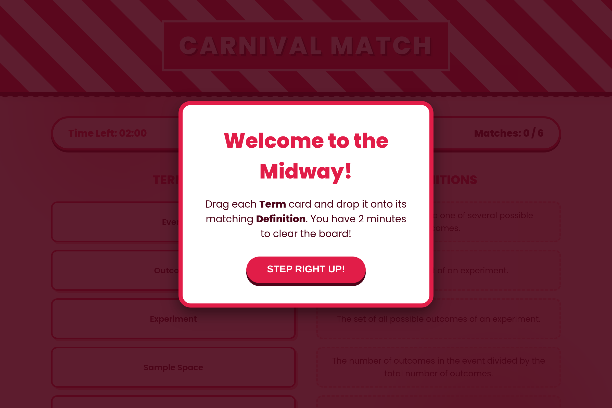 Carnival Match mini app