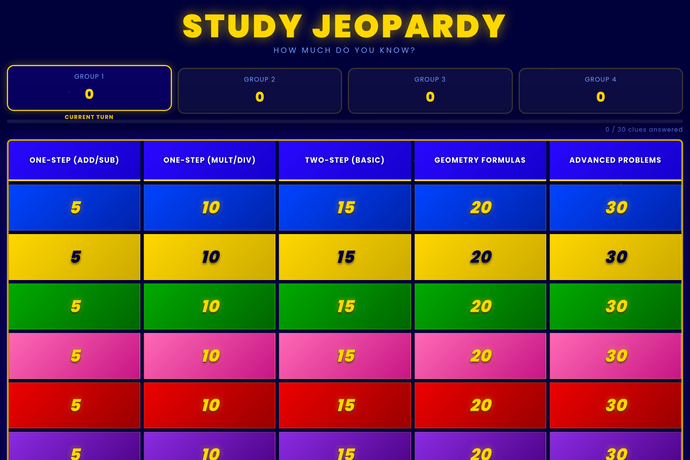 Jeo-party! (copy) mini app
